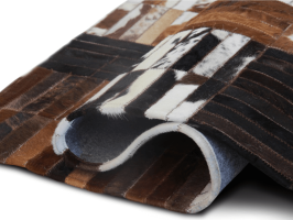 Luxusní koberec KŮŽE Typ4, patchwork, 201x300 cm