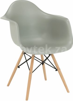 Designová židle DAMEN, šedá / buk