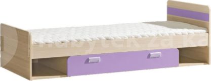 Postel komplet EGO L13, jasan/fialová, 80x190