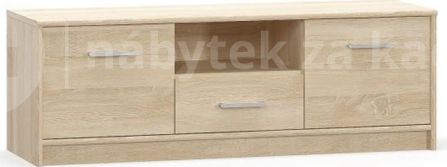 RTV stolek TEYO 2D1S, dub sonoma