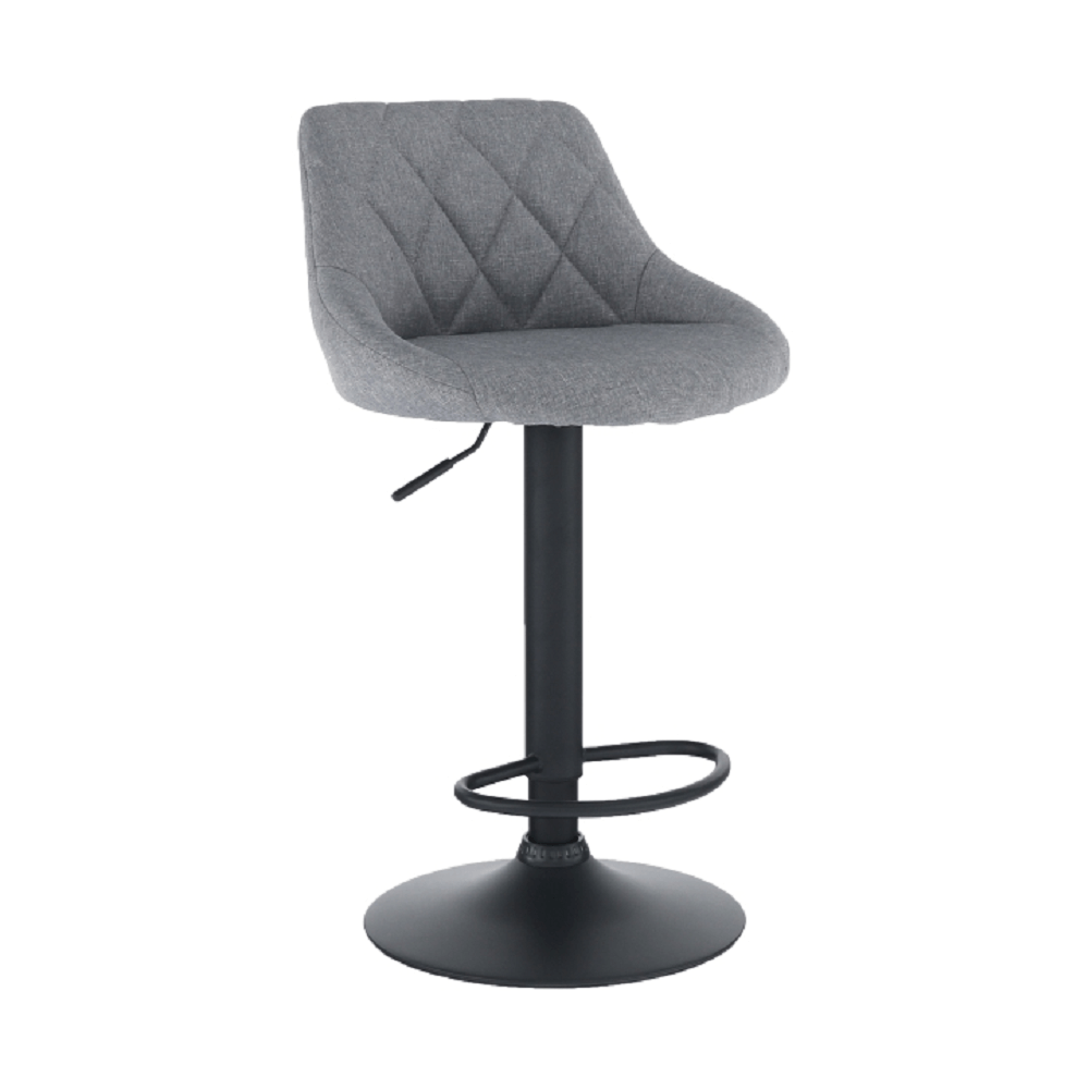Levně Barová židle, šedá/černá, TERKAN