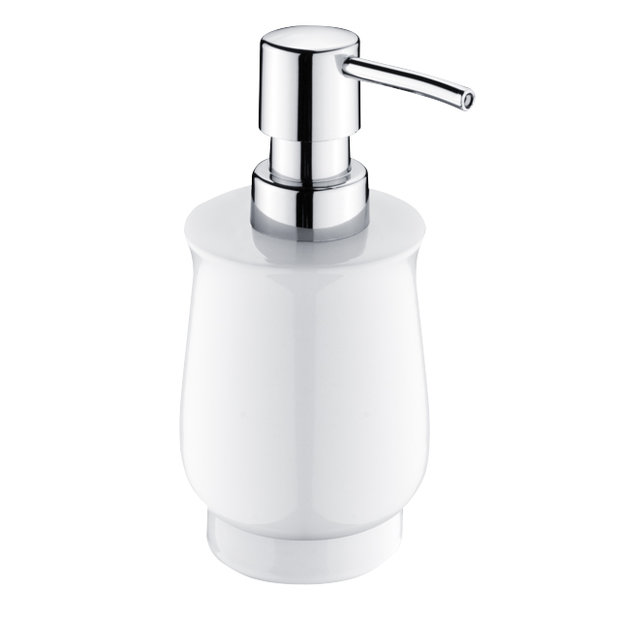Dávkovač na tekuté mýdlo LADA, chrom - Keramika a porcelán