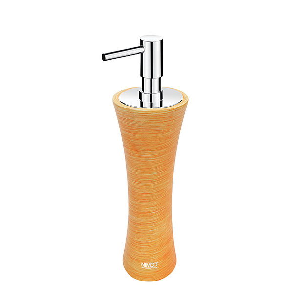 Dávkovač tekutého mýdla ATRI, oranžová - oranžová - Plast