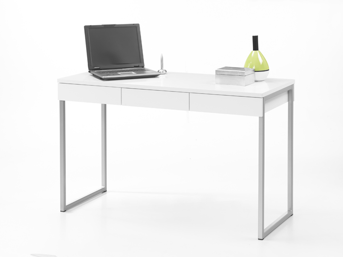 Levně Bílý psací stůl Plus 06