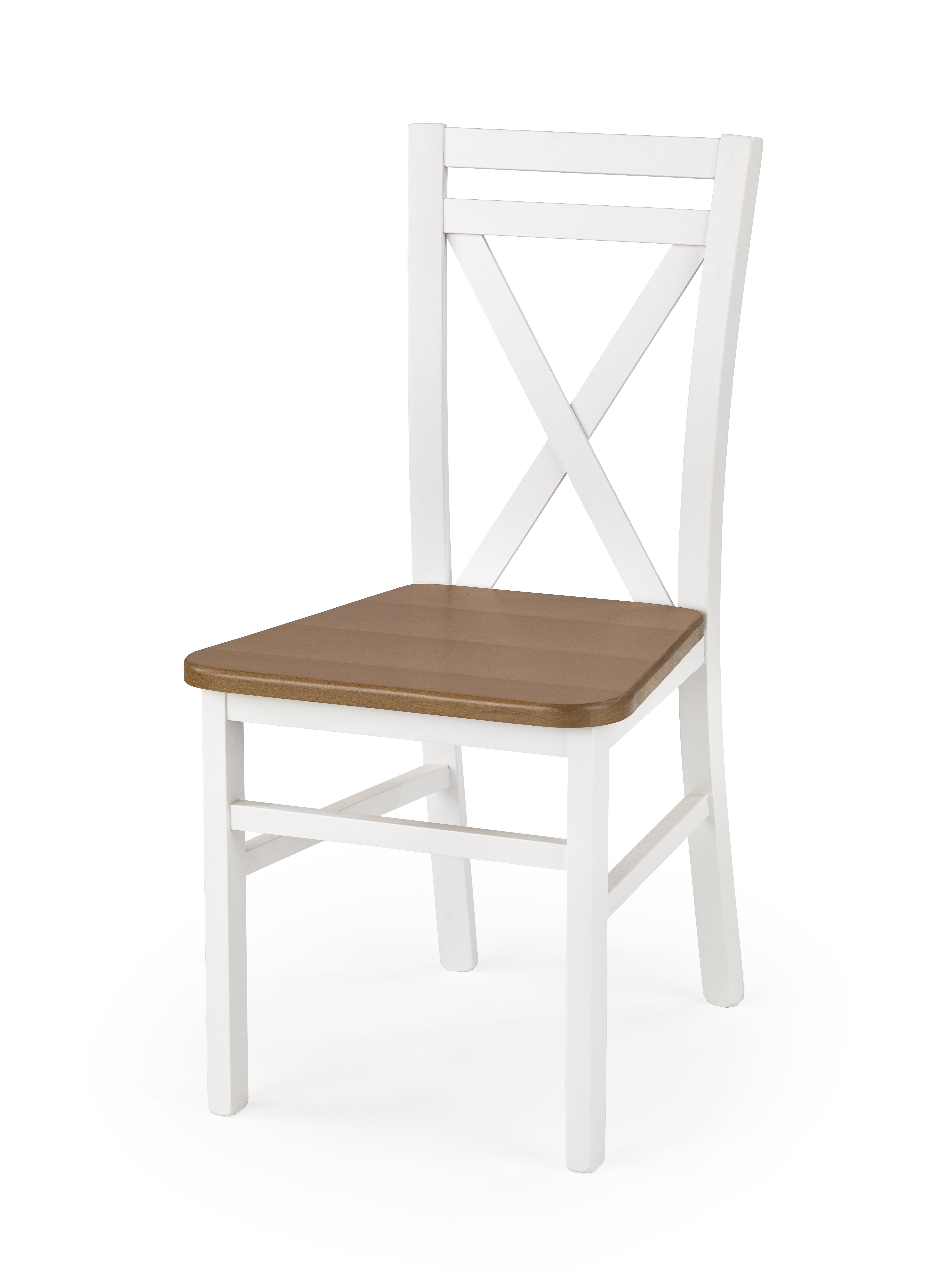Jídelní židle Dariusz 2, bílá-olše - bílá - MDF