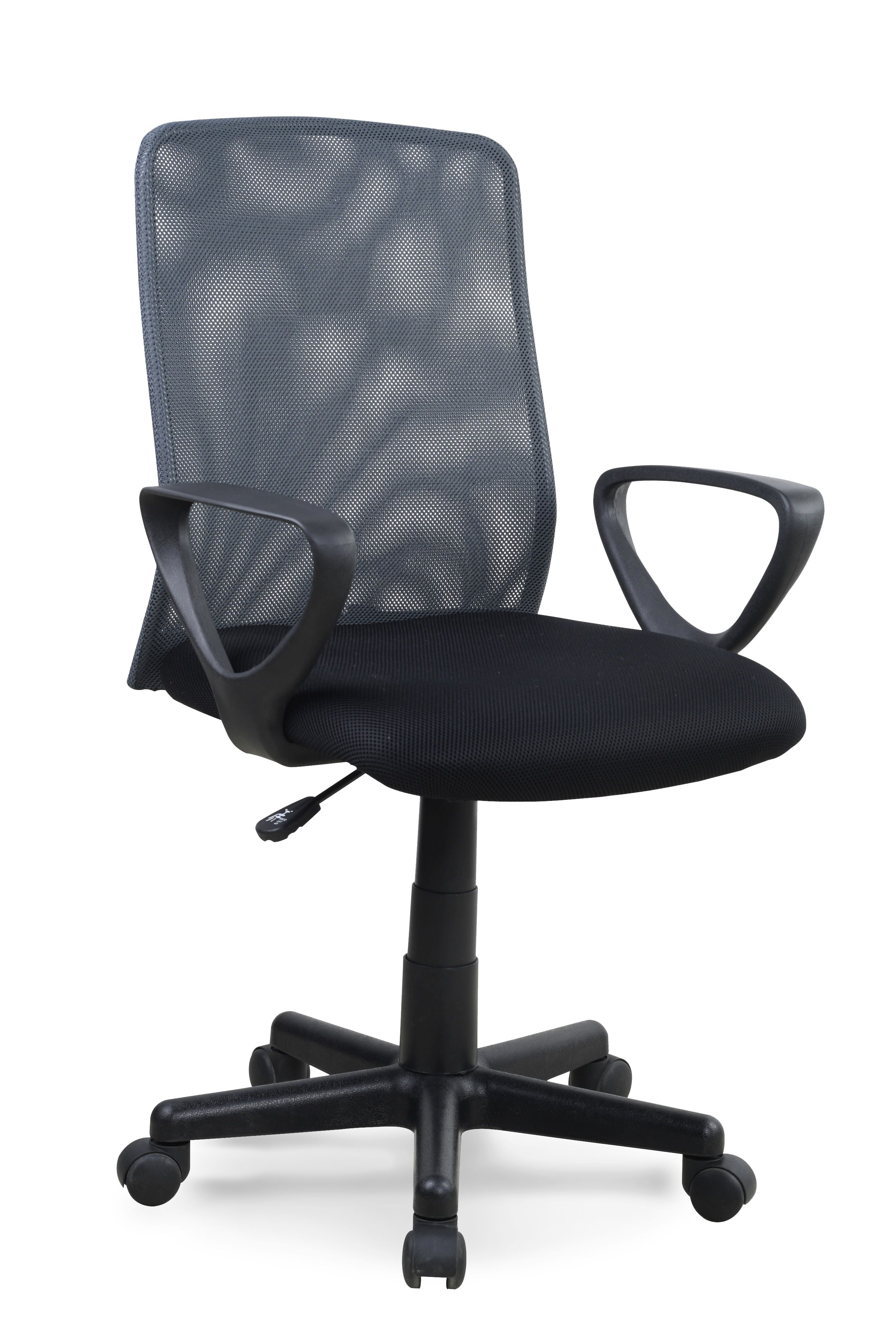 Levně Kancelářská židle Alex šedo-černá