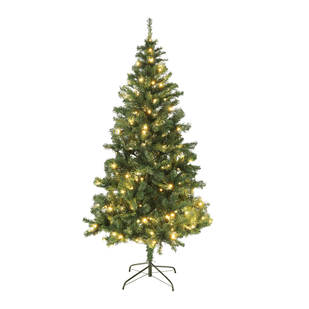 Levně Vánoční stromek se světýlky, zelená, 180 cm, LED450, CHRISTMAS TYP 5