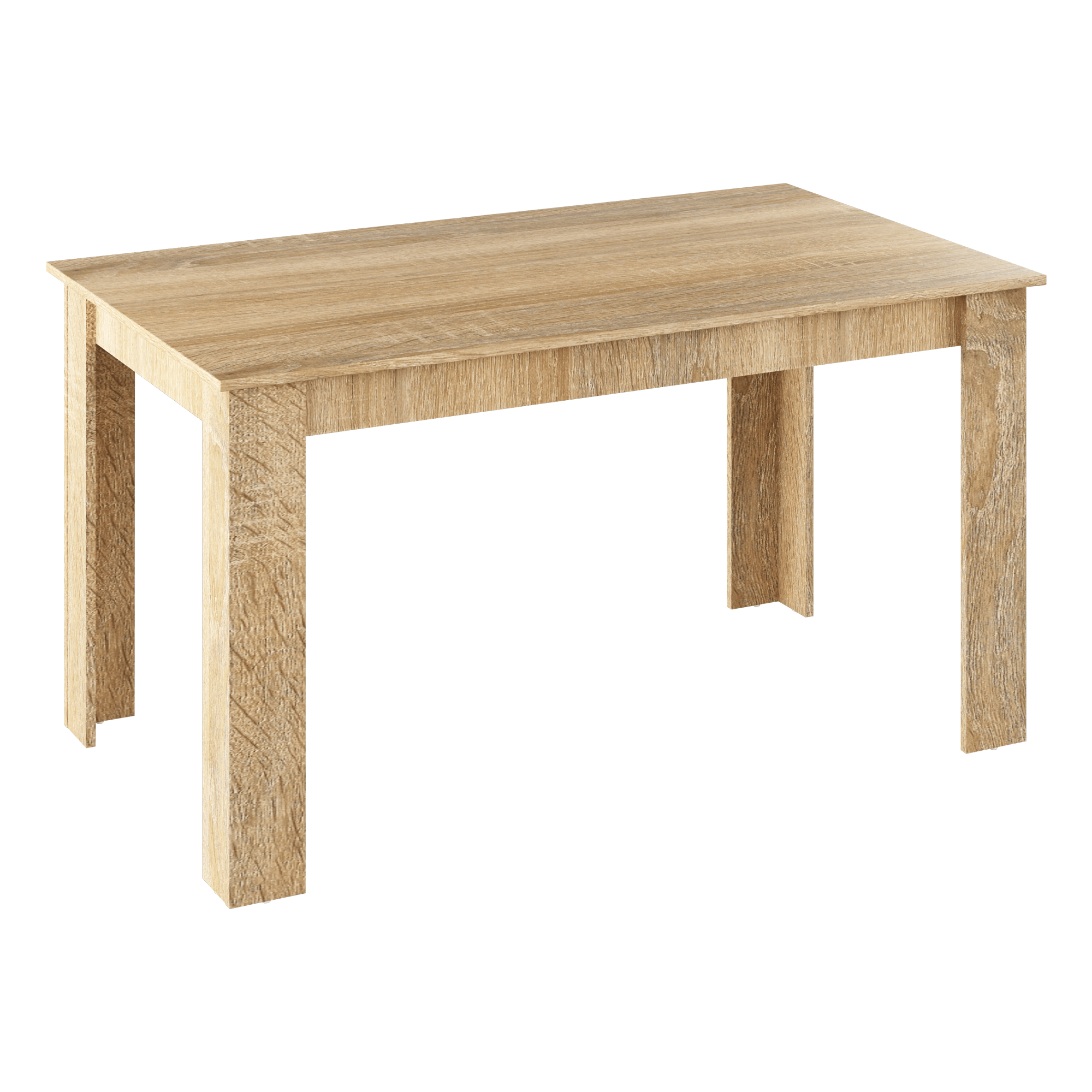 Levně Jídelní stůl, dub sonoma, 140x80, GENERAL NEW