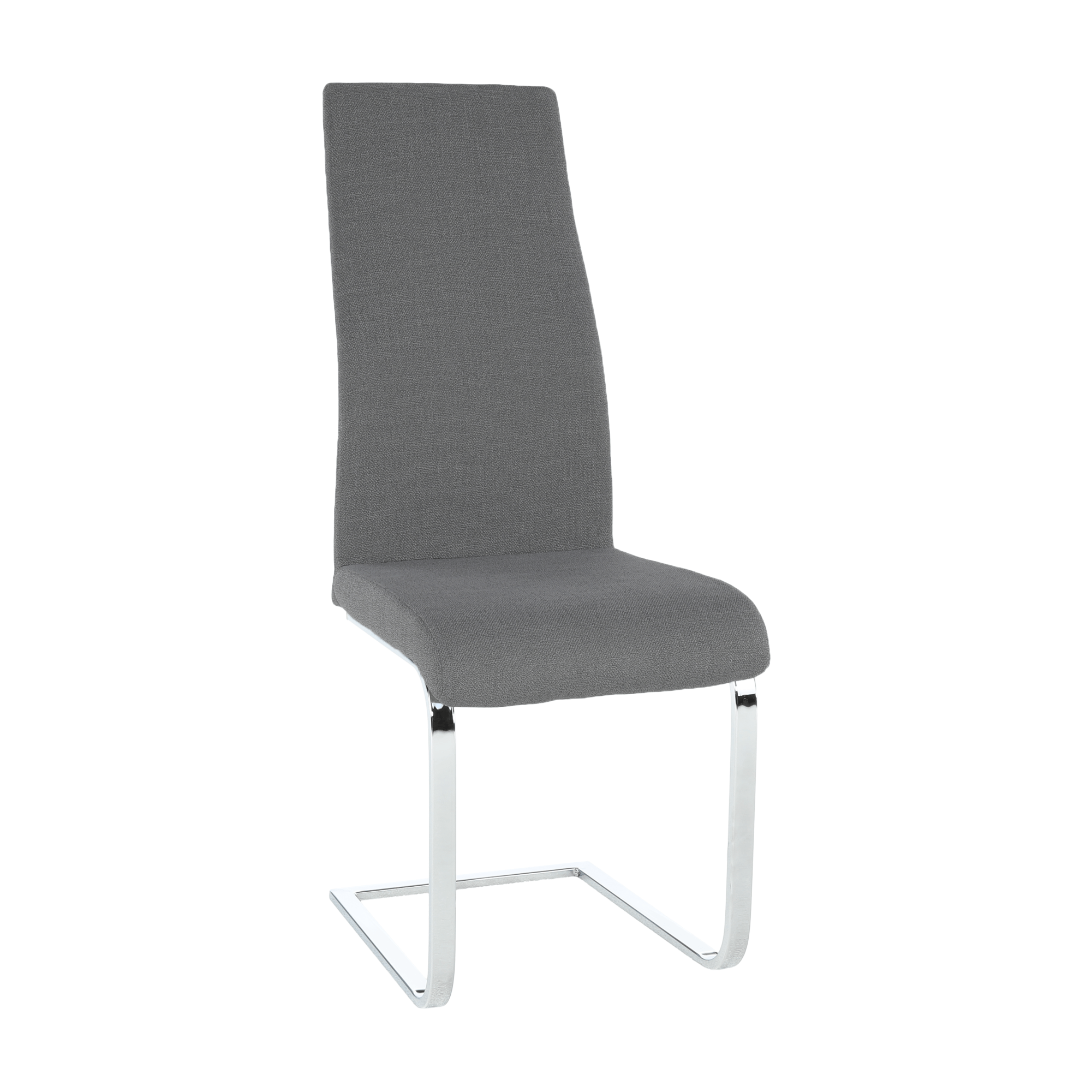 Jídelní židle AMINA, tmavě šedá - tmavě šedá - Látka