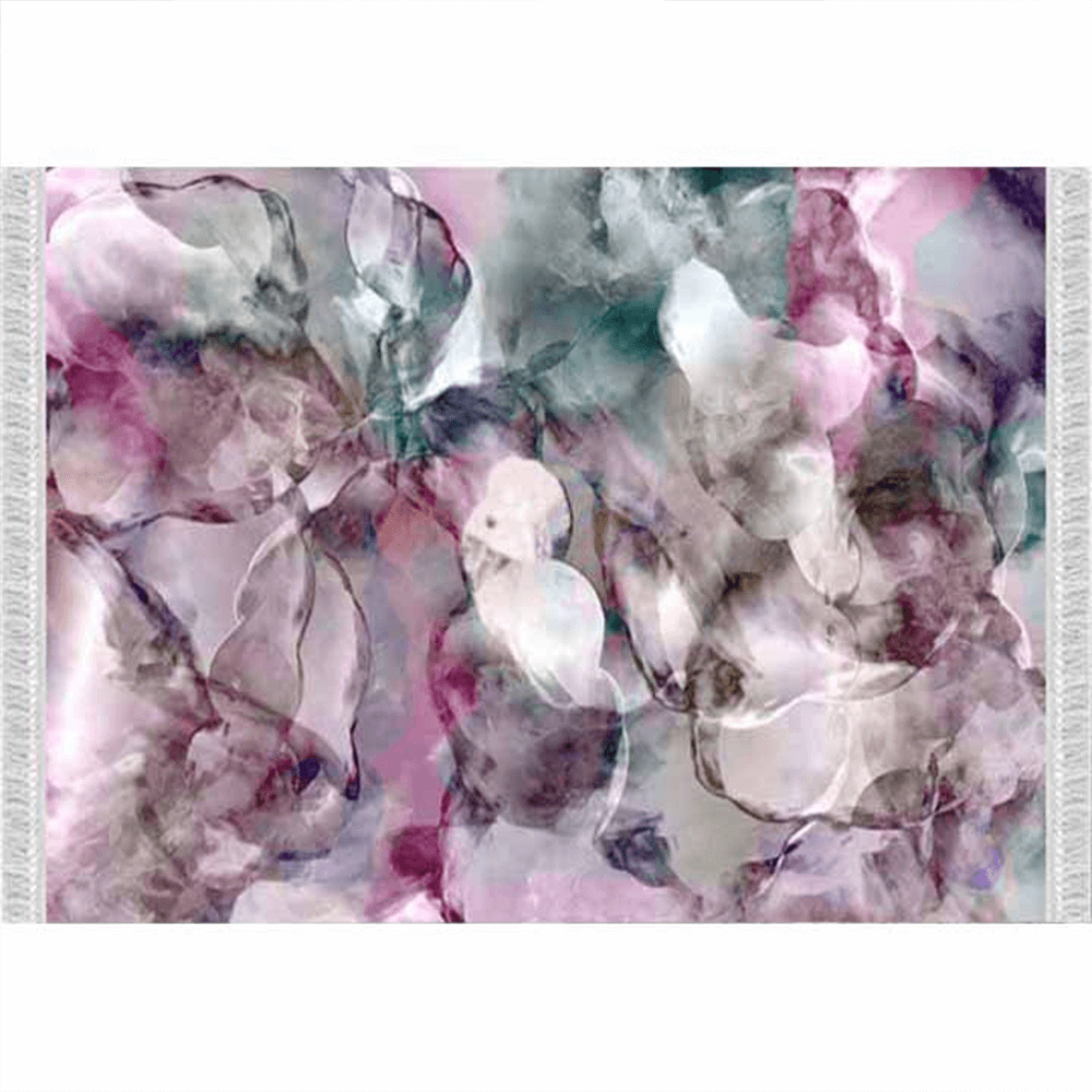 Levně Koberec, růžová / zelená / krémová / vzor, 120x180, DELILA