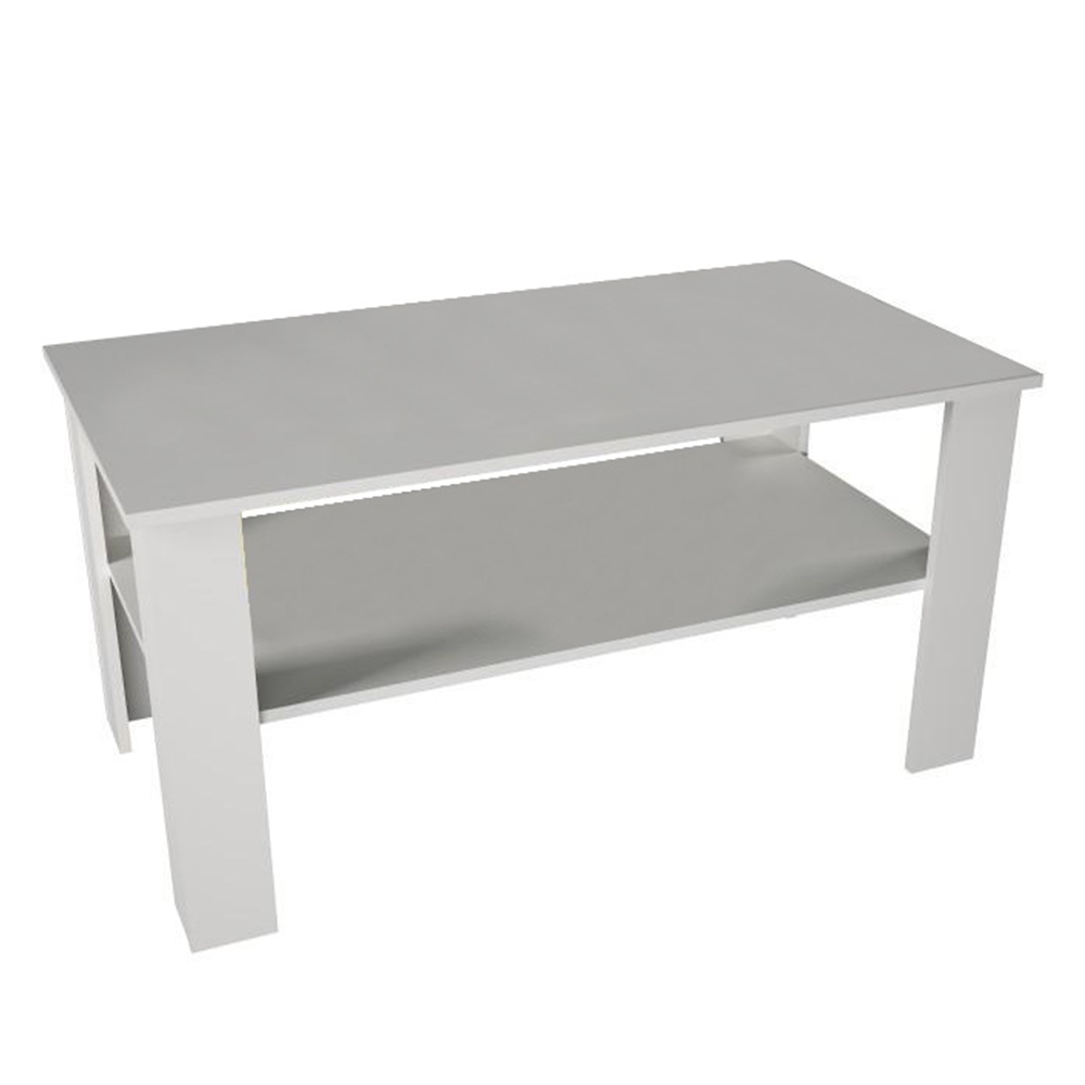 Konferenční stolek GAUDI, bílá - bílá - lamino