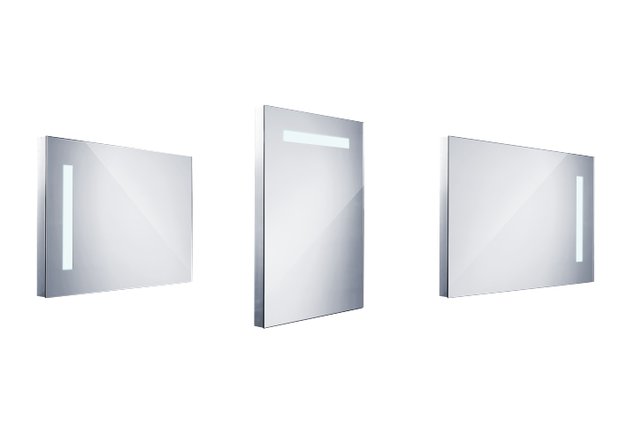Levně Koupelnové LED zrcadlo s ostrými rohy, 500x700mm
