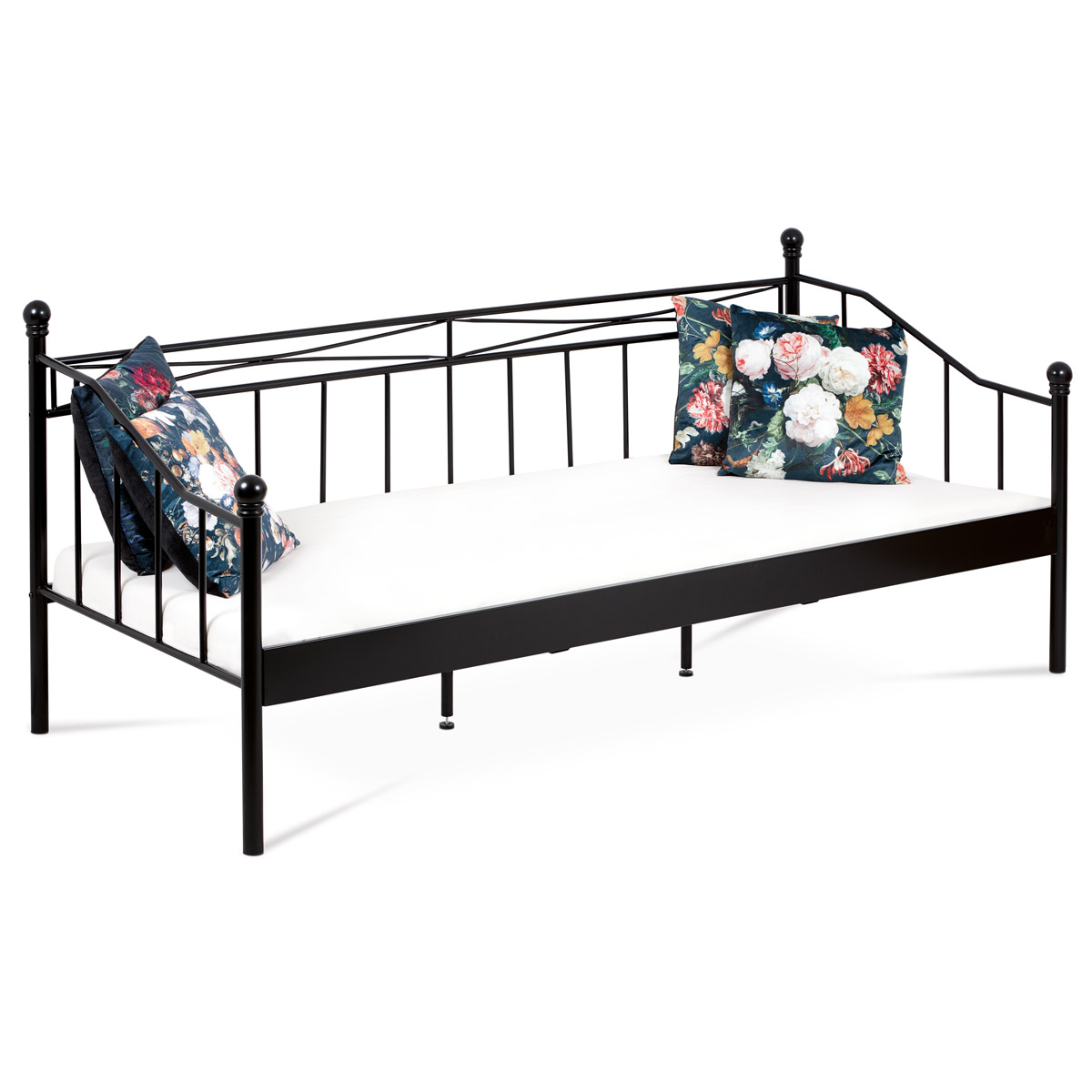Levně Kovová postel BED-1905 BK 90x200 cm