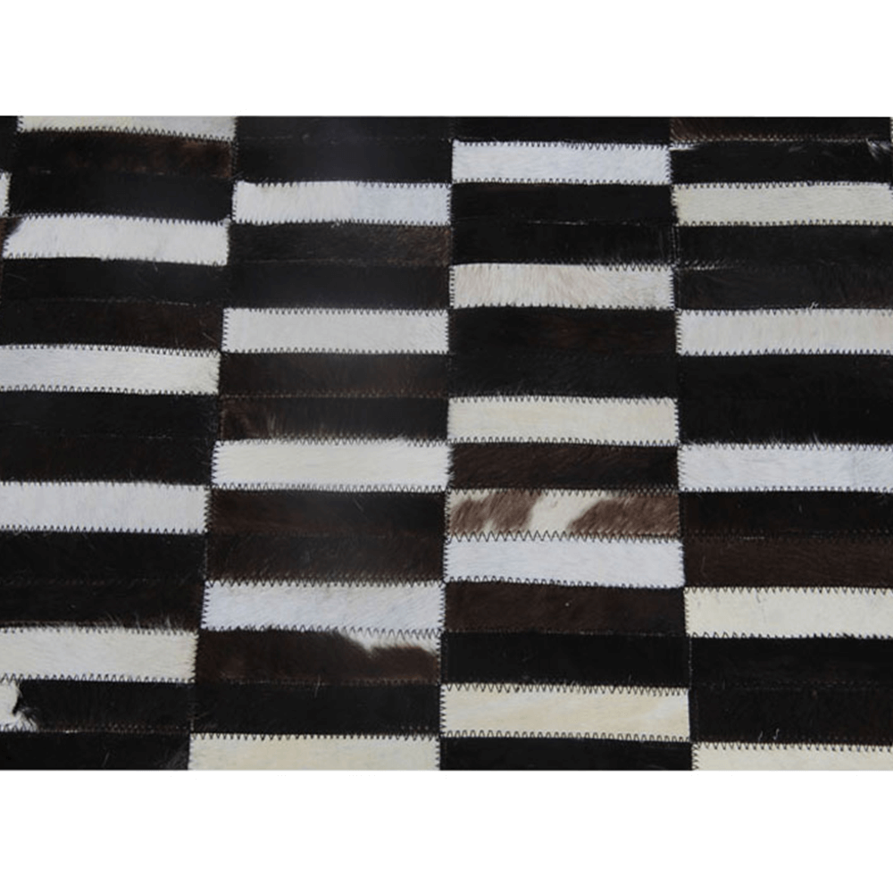 Luxusní koberec KŮŽE Typ6, patchwork, 120x180 cm - Kůže