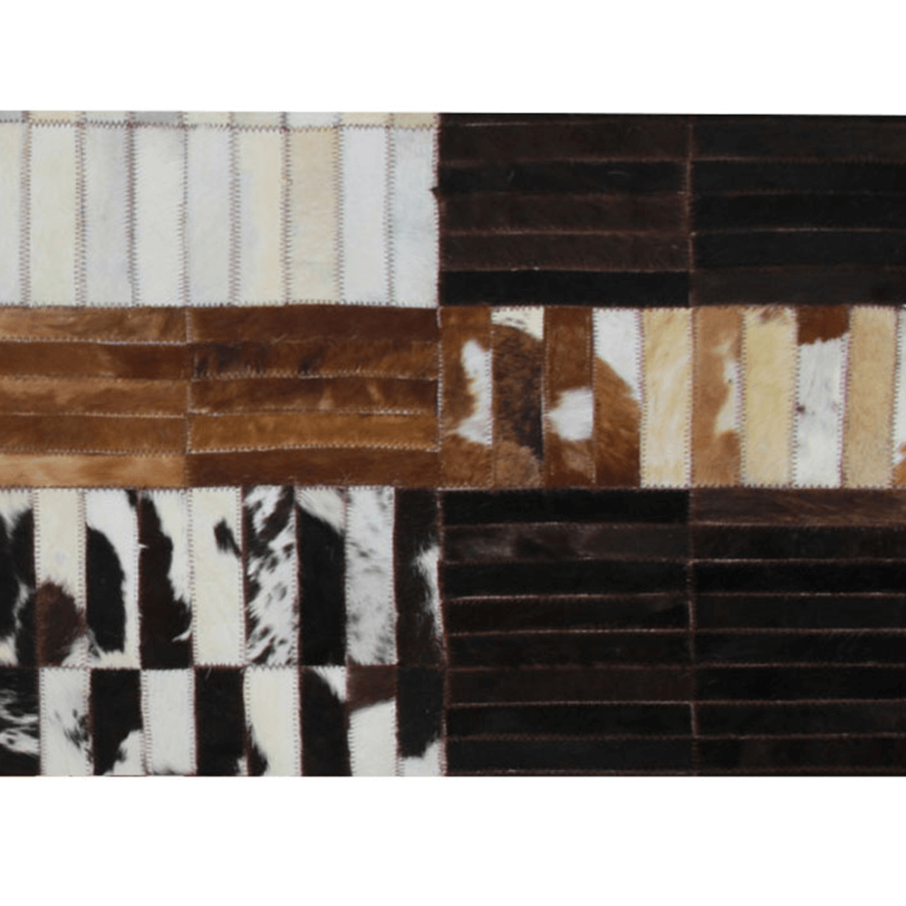 Levně Luxusní koberec KŮŽE Typ4, patchwork, 201x300 cm
