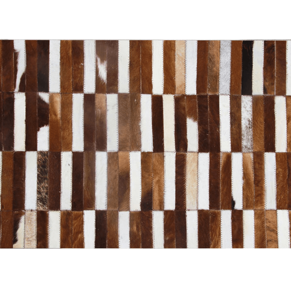 Luxusní koberec KŮŽE Typ5, patchwork, 201x300 cm - Kůže