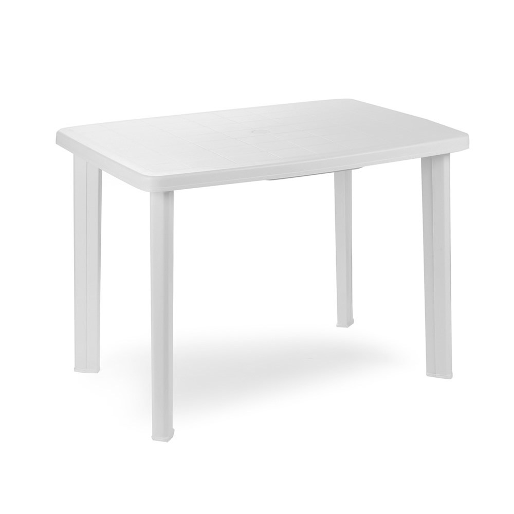 Levně Plastový zahradní stůl Faretto bílý