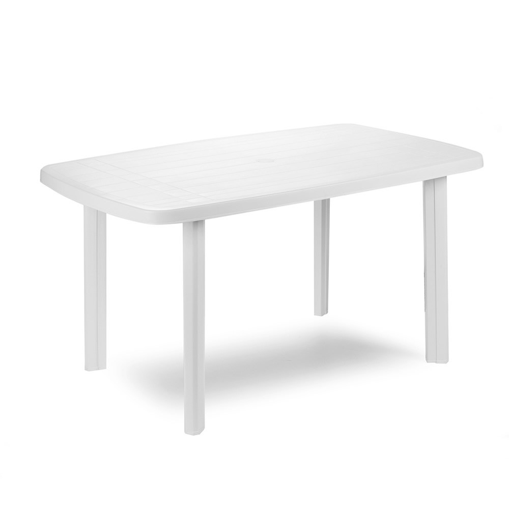Levně Plastový zahradní stůl Faro bílý