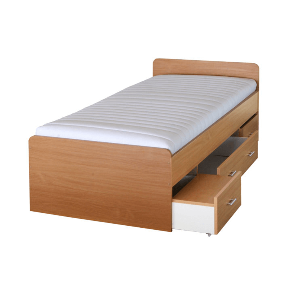 Levně Dětská postel DUET 90x200 cm, buk