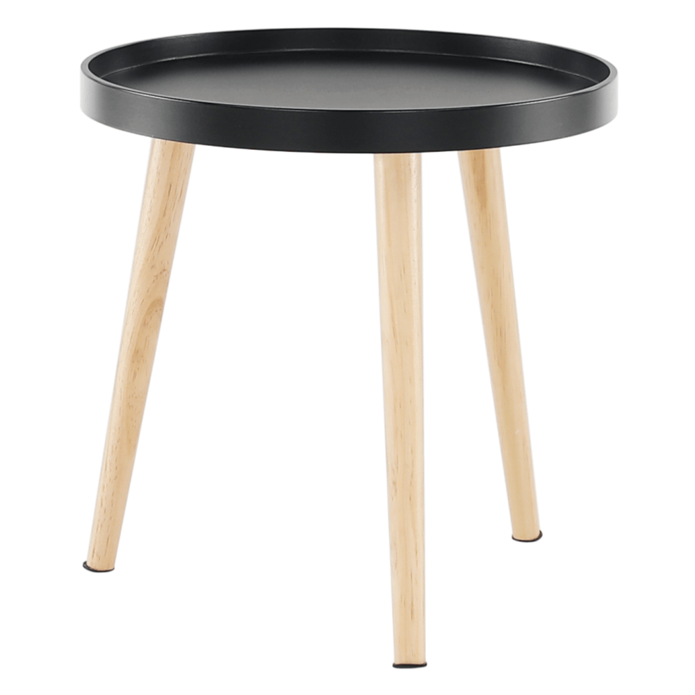 Levně Příruční stolek SANSE TYP 2, černá/přírodní