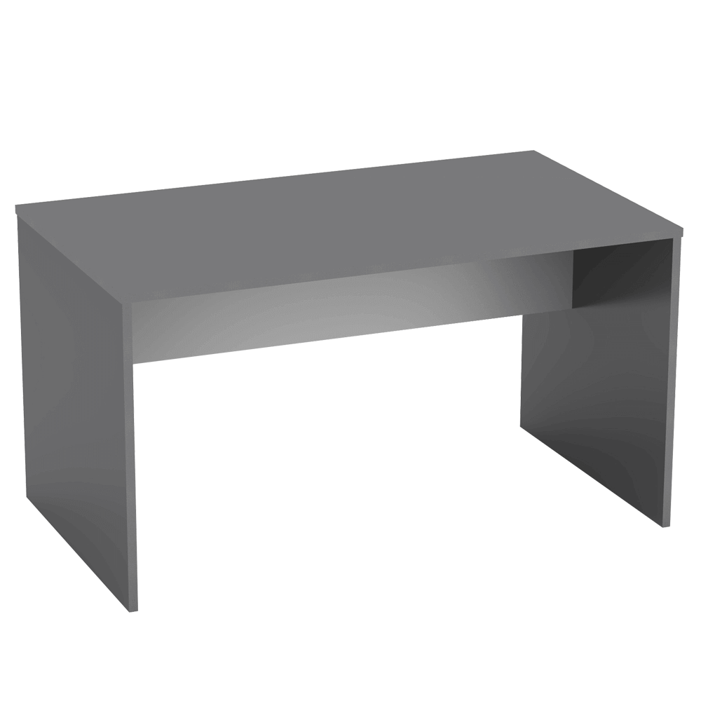 Levně Psací stůl, grafit / bílá, RIOMA NEW TYP 11