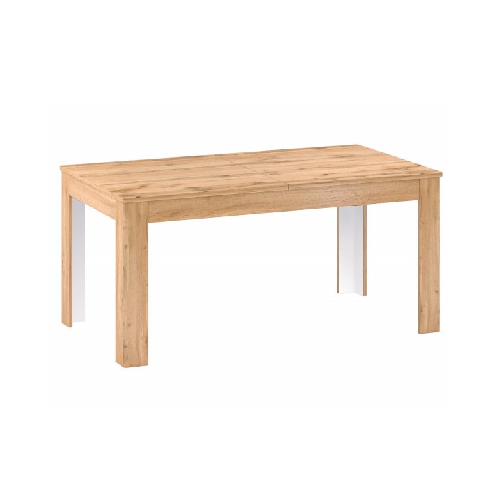 Levně Rozkládací jídelní stůl, 160-200cm, dub apalačský, Pusan S