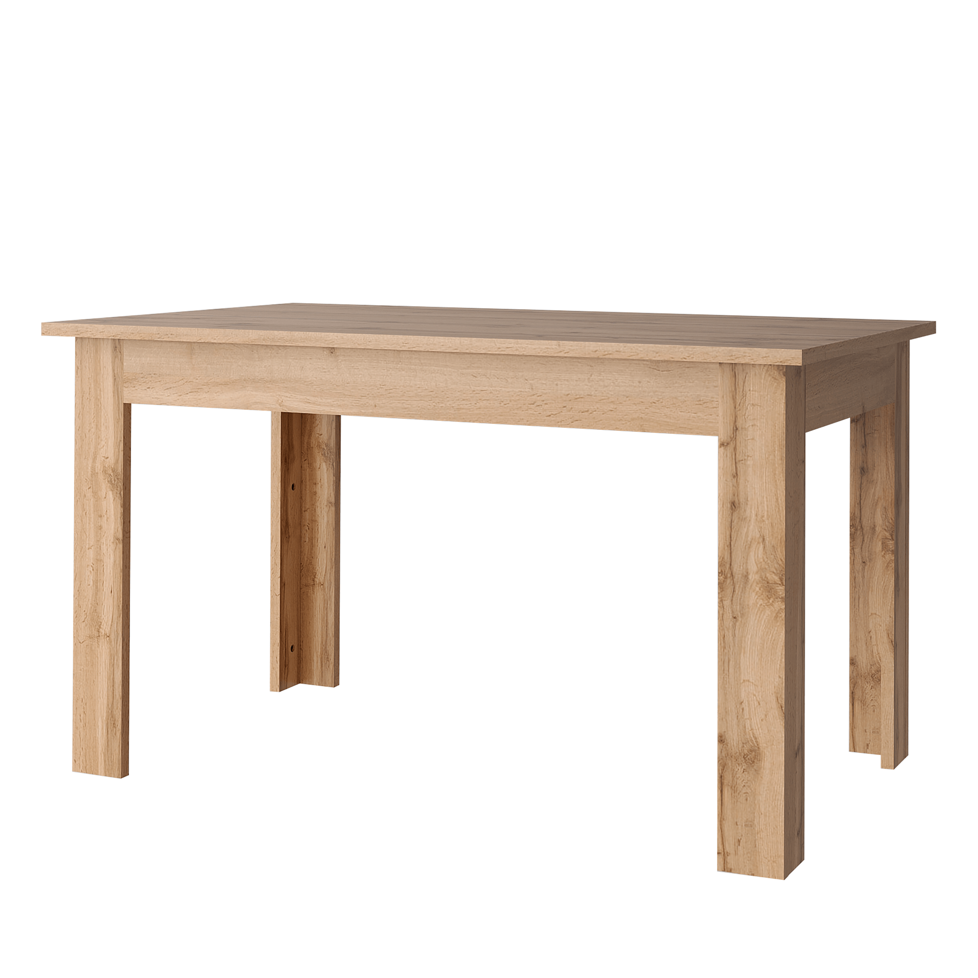 Levně Rozkládací stůl, dub wotan, 132-175x80 cm, MORATIZ