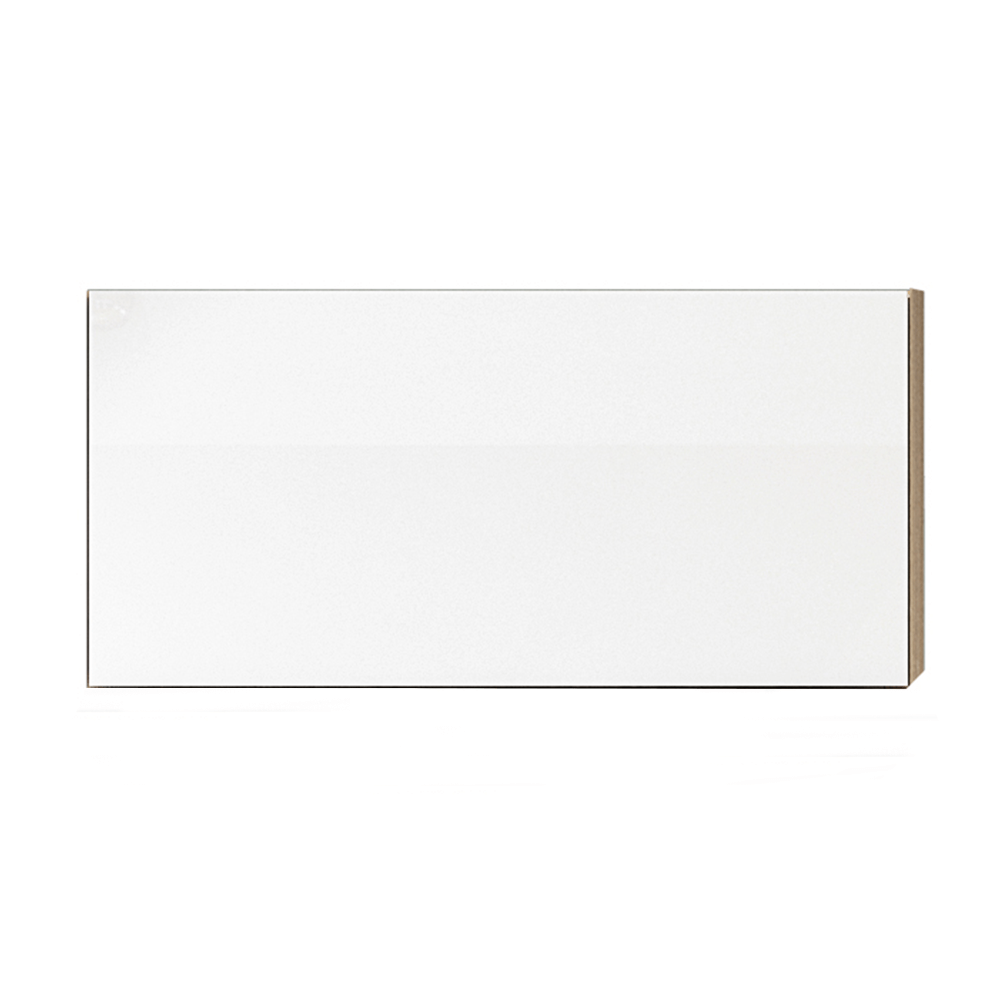 Horní skříňka LINE WHITE, bílý vysoký lesk HG - bílá - lamino