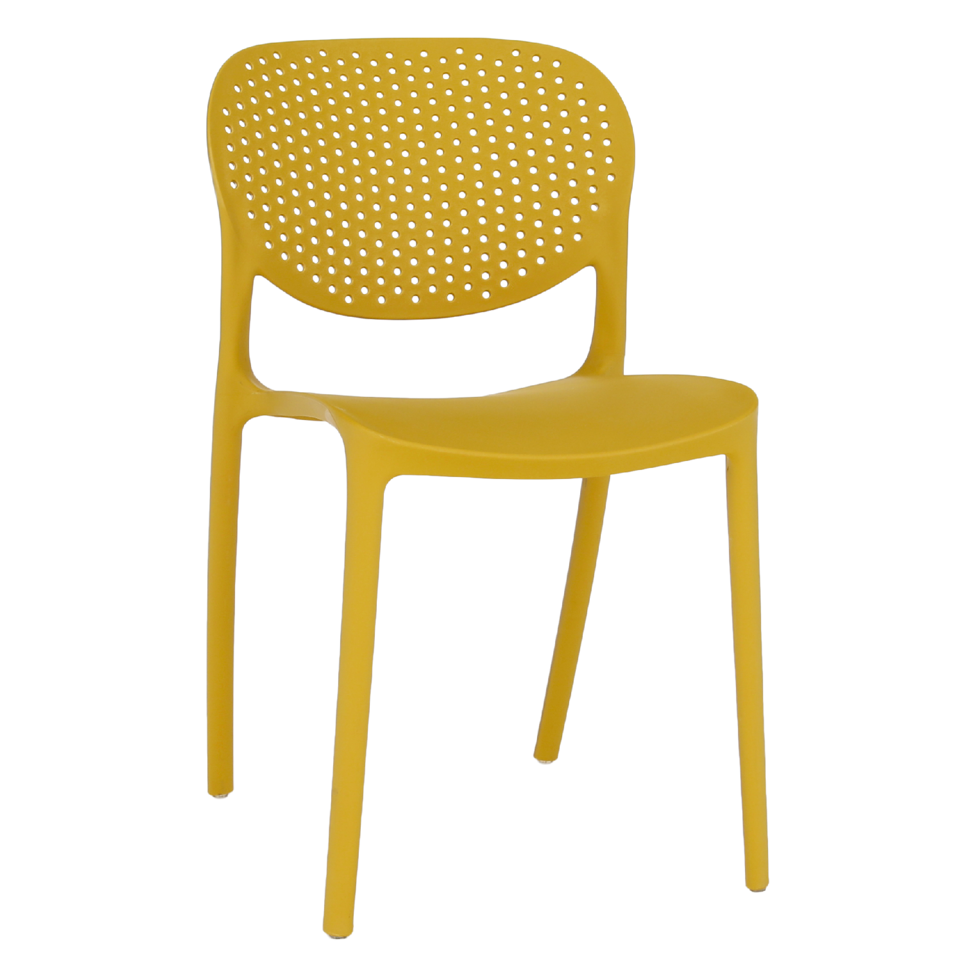 Levně Stohovatelná židle FEDRA new žlutá