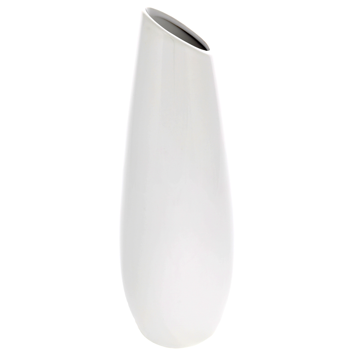Levně Bílá keramická váza HL9011-WH