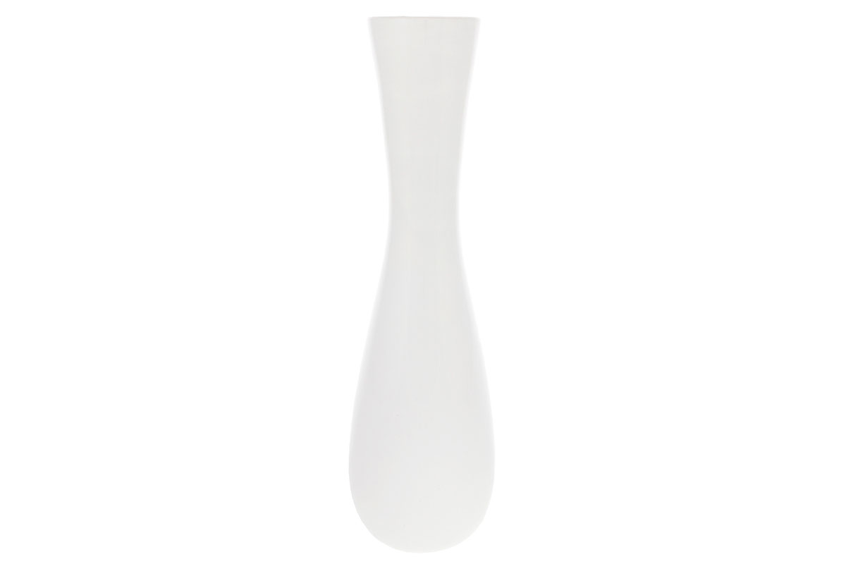 Levně Bílá keramická váza HL9020-WH
