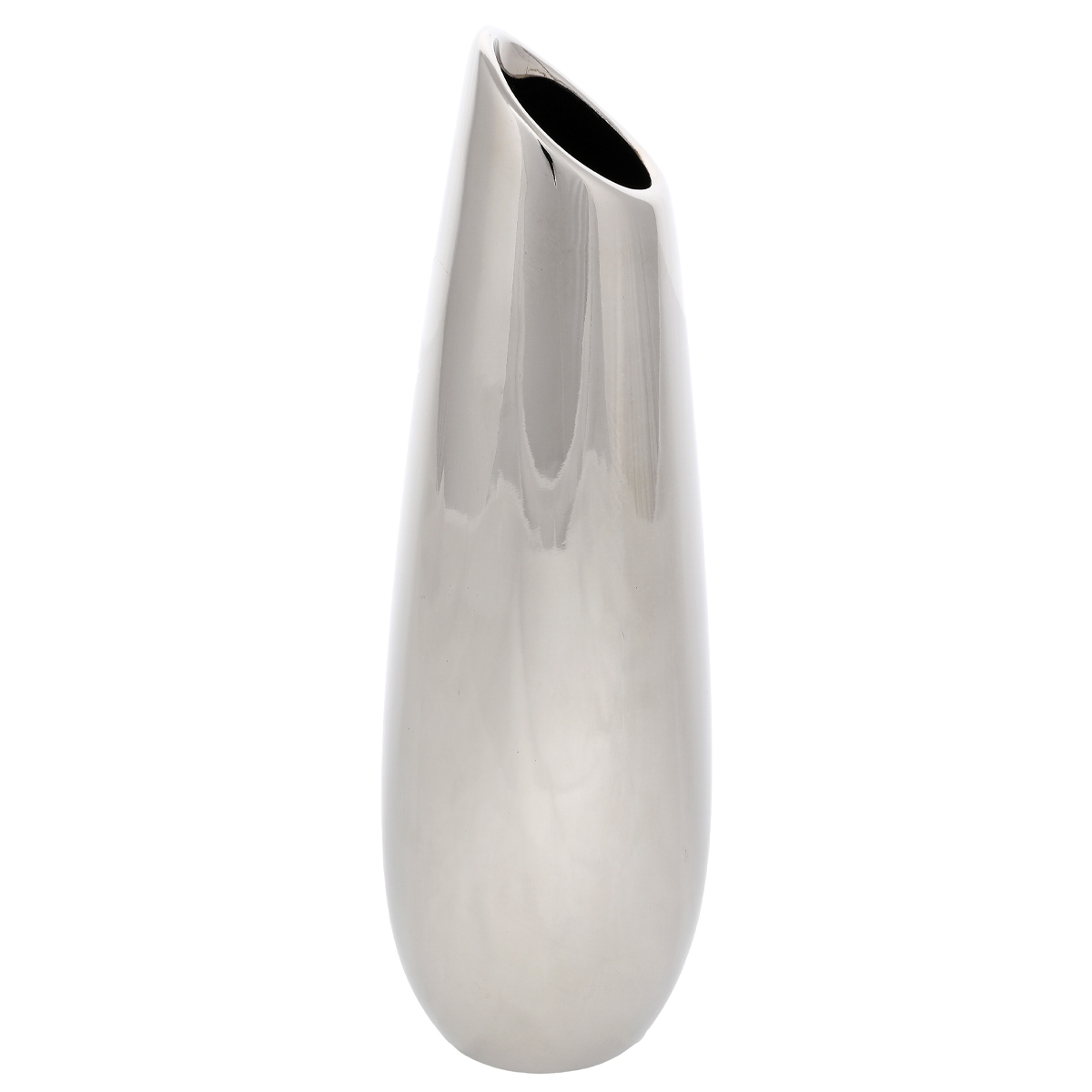 Levně Stříbrná keramická váza HL9011-SIL