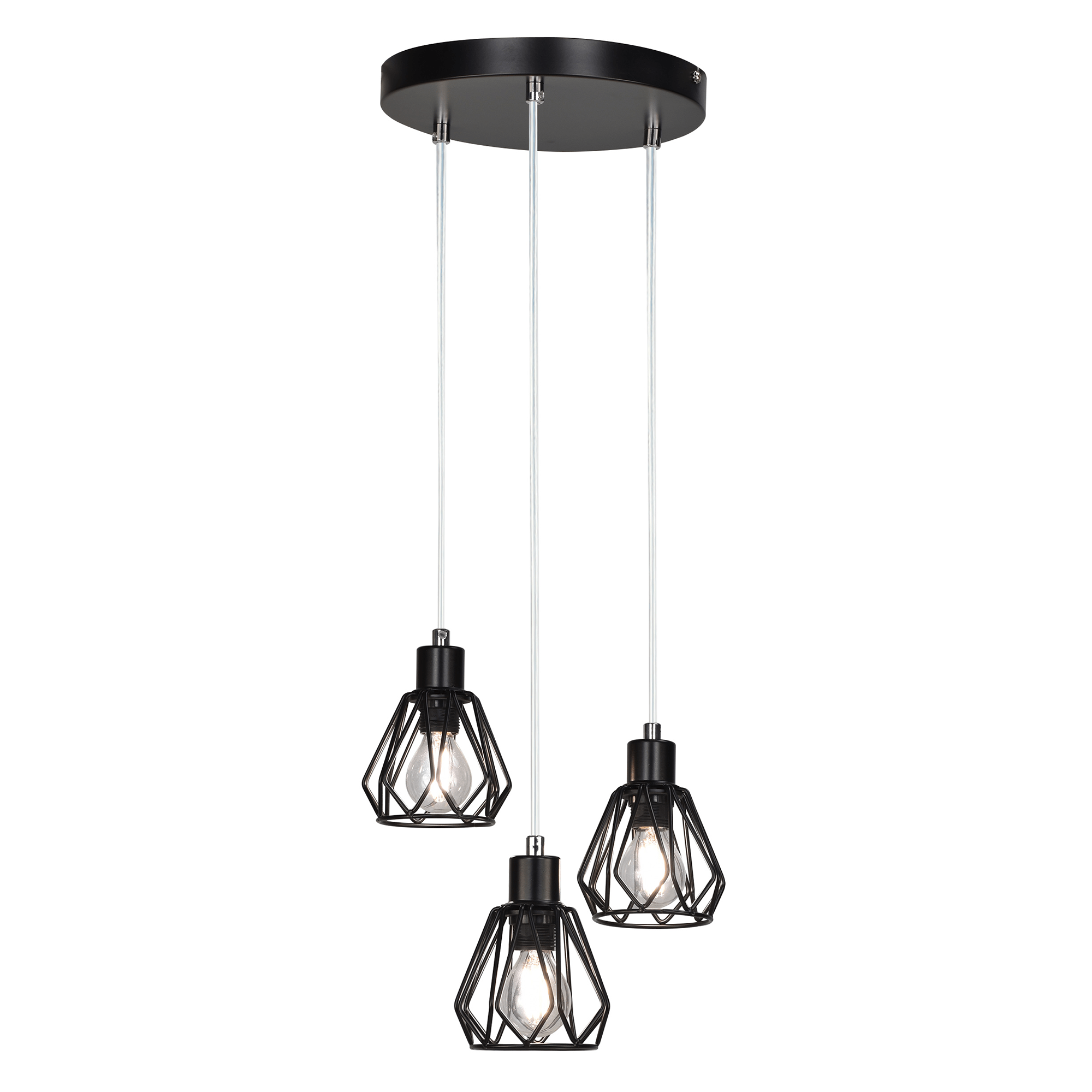 Levně Visící lampa, černá/kov, OKIRA TYP 1