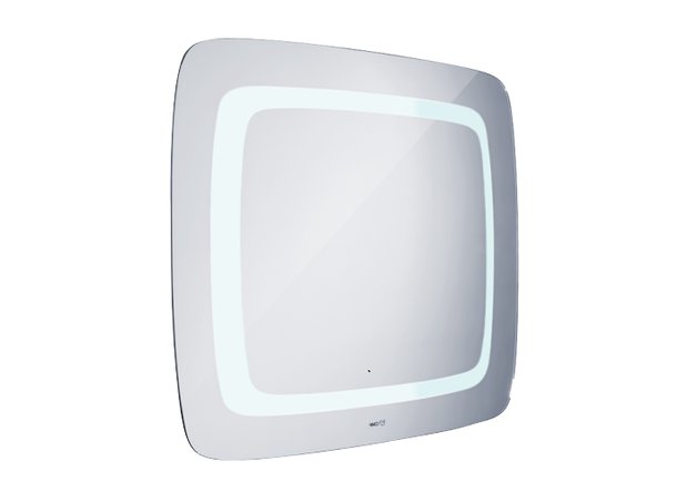 Zaoblené LED zrcadlo se senzorem 650x800 mm - Sklo