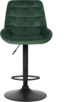 Barová židle, tmavozelená Velvet látka, CHIRO