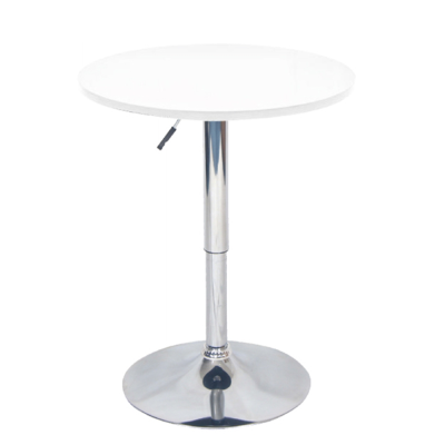Barový stůl BRANY New s nastavitelnou výškou, bílá