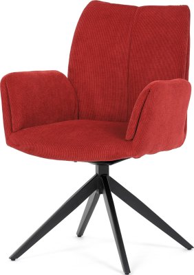 Červená jídelní židle HC-993 RED2