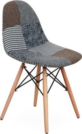 Designová židle PEPITO Typ 9, vzorovaná látka