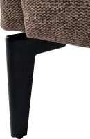 Designové křeslo KAPY hnědá/černá