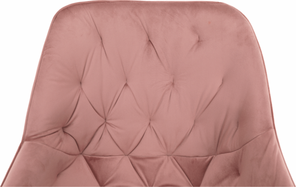 Designové křeslo, růžová Velvet látka, FEDRIS