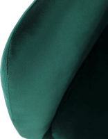 Designové křeslo, smaragd Velvet látka, Aveta
