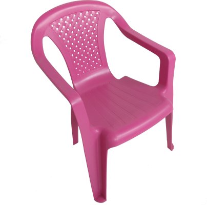 Dětská plastová židlička Bambini růžová