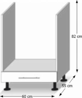 Dolní skříňka LINE D60, dub sonoma