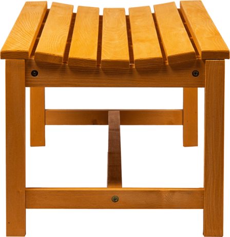 Dřevěná zahradní lavice VEATA,  přírodní/béžová, 120 cm