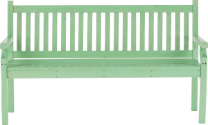 Dřevěná zahradní lavička KOLNA, neo mint, 150 cm