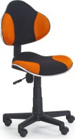 Dětská židle Flash černo-oranžová