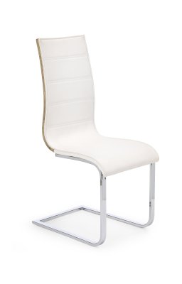 Jídelní židle K104, dub sonoma-bílá