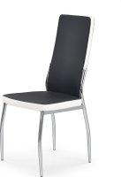 Jídelní židle K210, černo-bílá