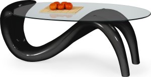 Konferenční stolek Cortina černý