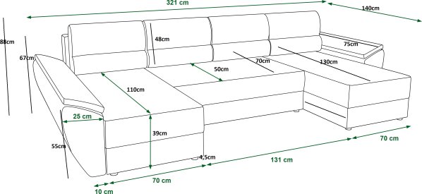 Sedací souprava REBI U3 Poso 110